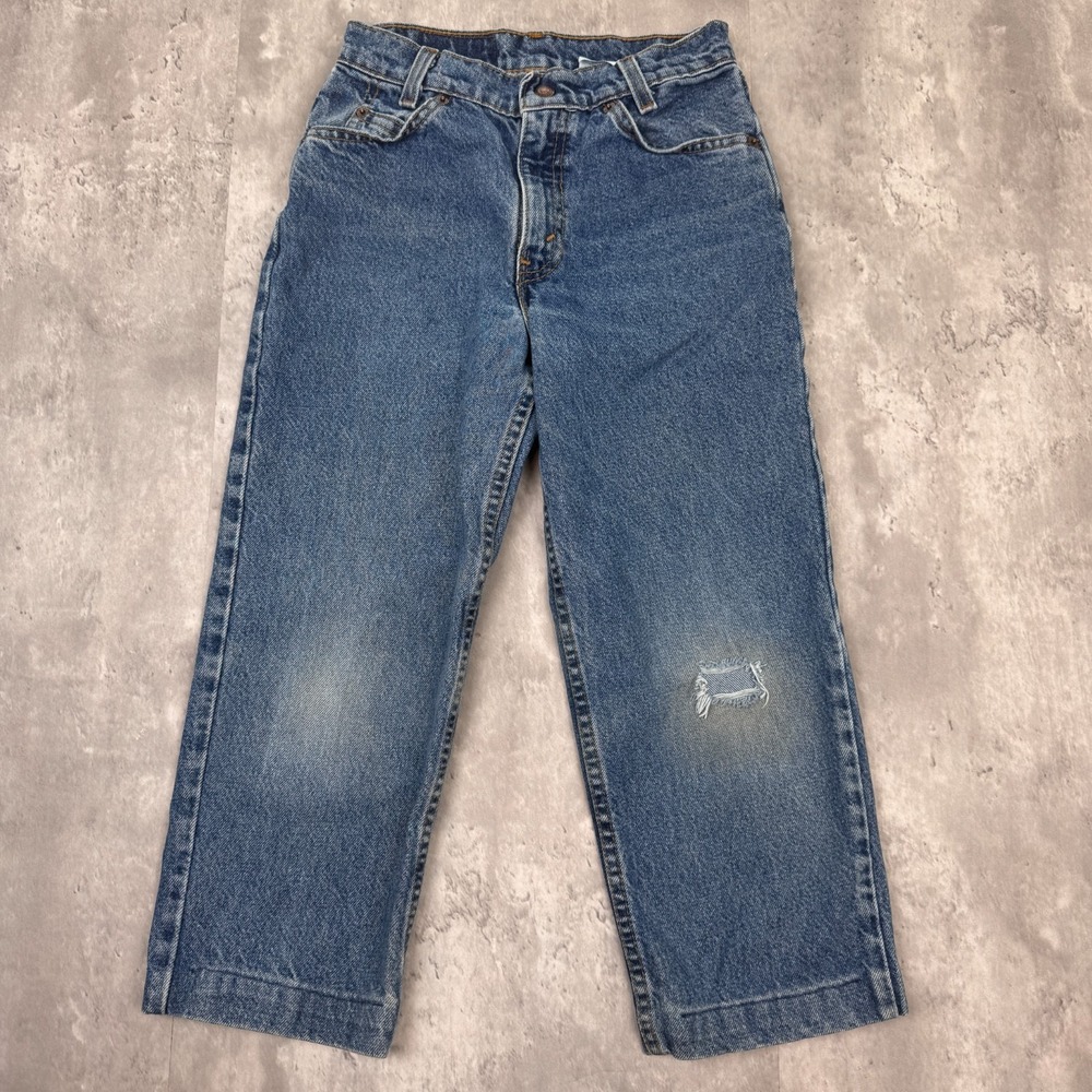 Vintage Levis 550 Jeans Boys 12 Relaxed Fit‎ Made USA Little Levis Denim 90s